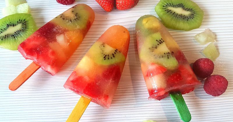 receta Helados de frutas saludables (polos/paletas)