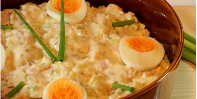 ENSALADILLA RUSA DE ESCÁNDALO CON VERDURAS CONGELADAS