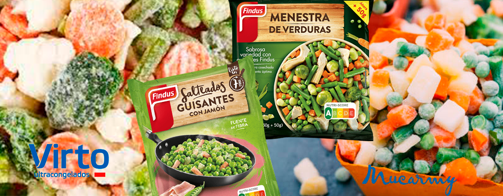 verduras congeladas - Alimentos congelados Mucarmy